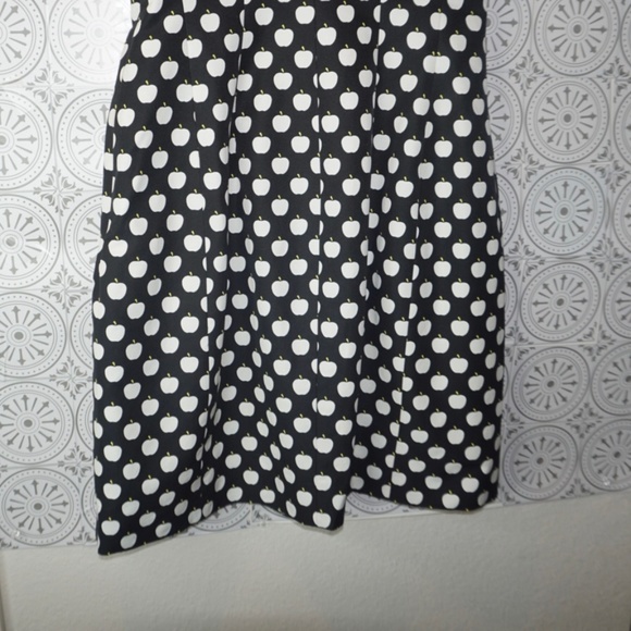 Kate Spade Apple Print Dress Size 6 - Picture 8 of 8